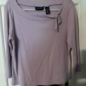 New York & Company Lavender Top Vintage Y2K